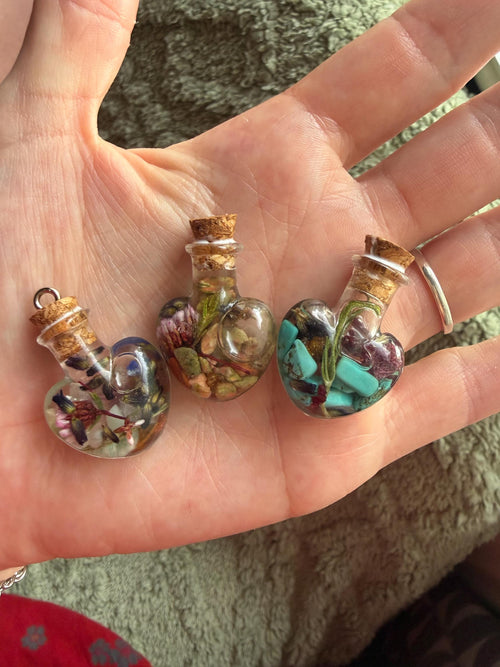 Custom Intuitive Spell Jar Necklace — Handmade to Order