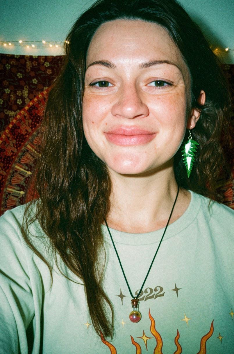 Real Pressed Fern Earrings