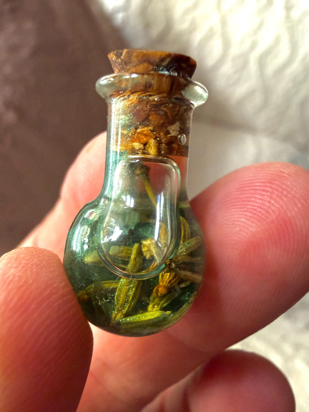Moon Child Abundance Spell Jar Necklace