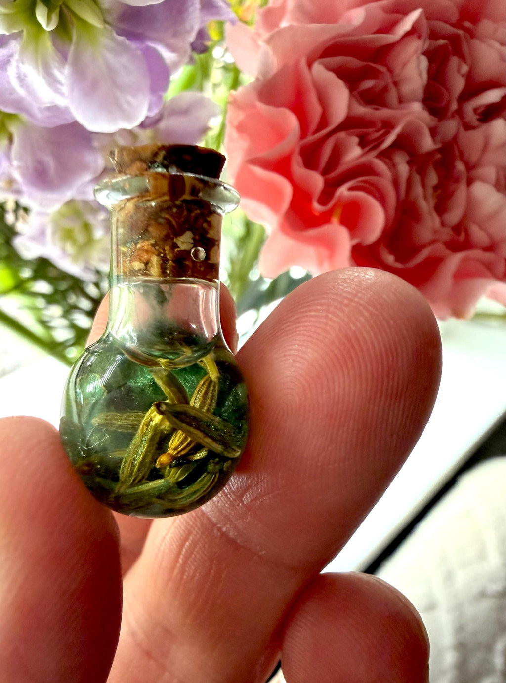 Moon Child Abundance Spell Jar Necklace