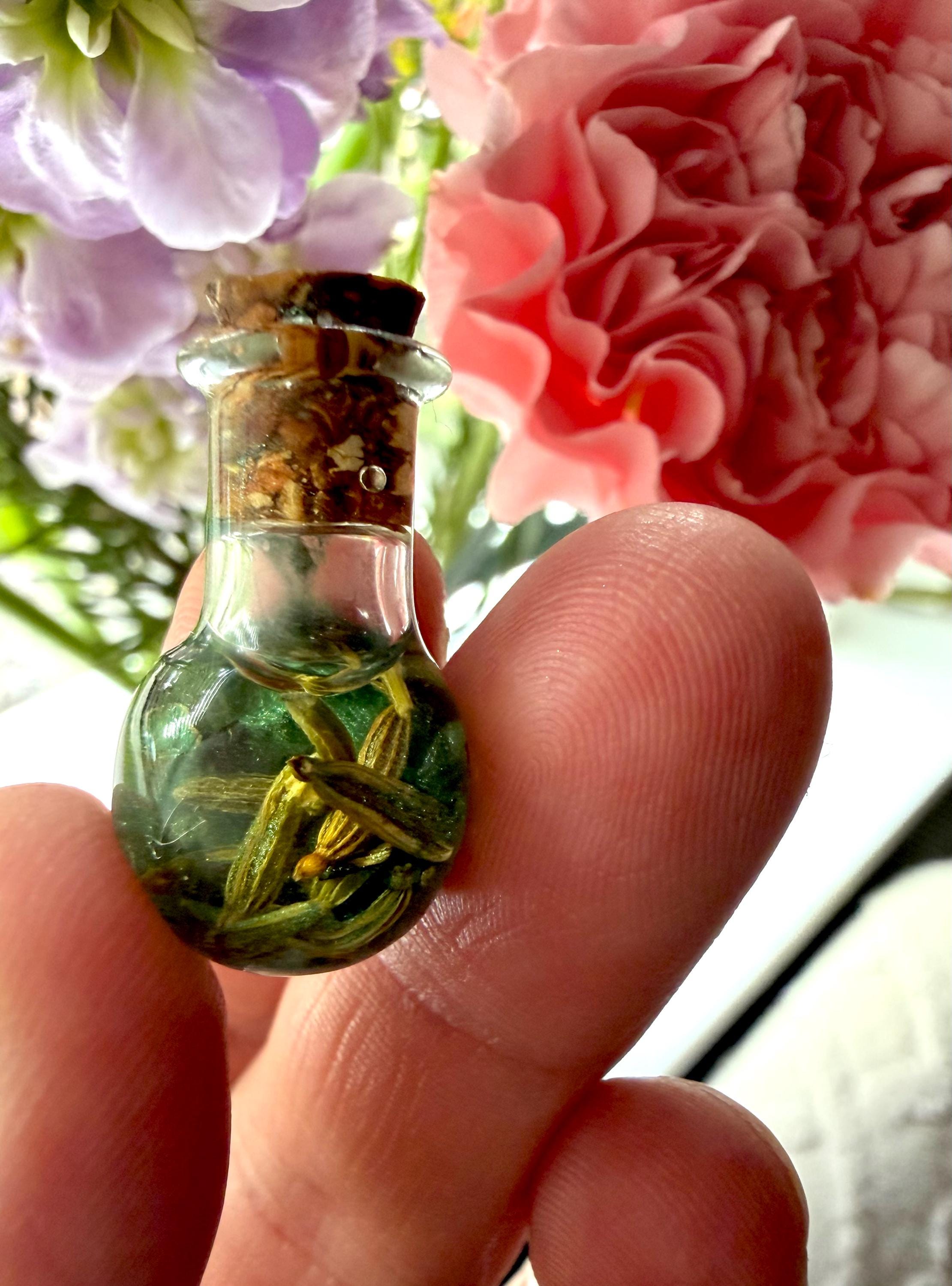 Moon Child Abundance Spell Jar Necklace