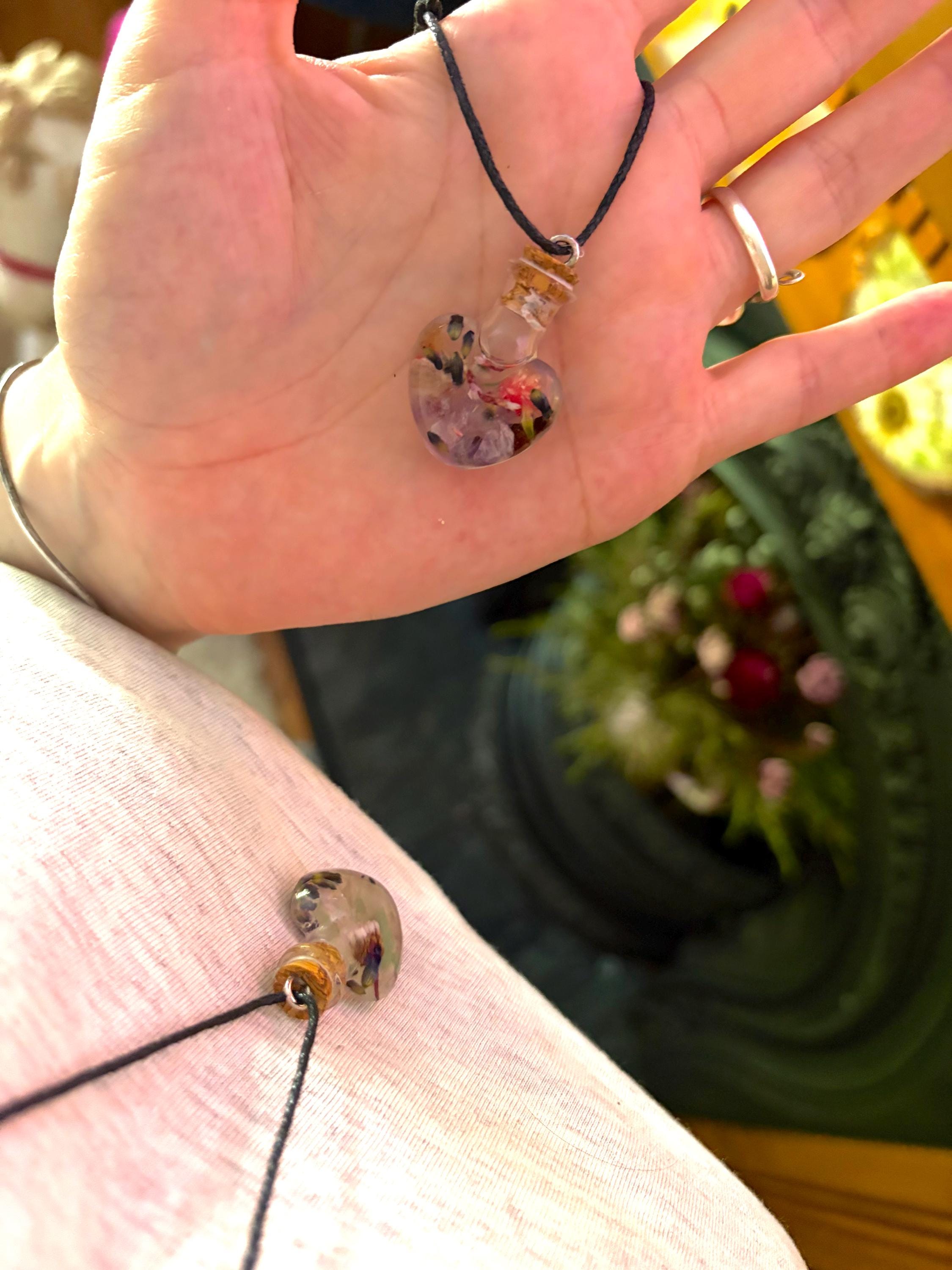 Witches Spell Jar Necklace