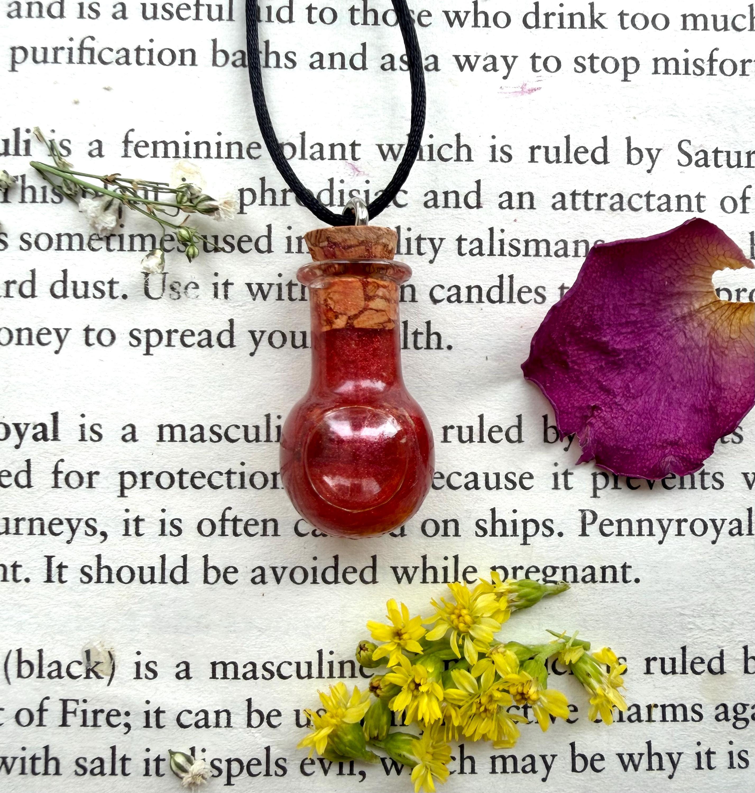 Hypnotic mermaid Spell Jar Necklace