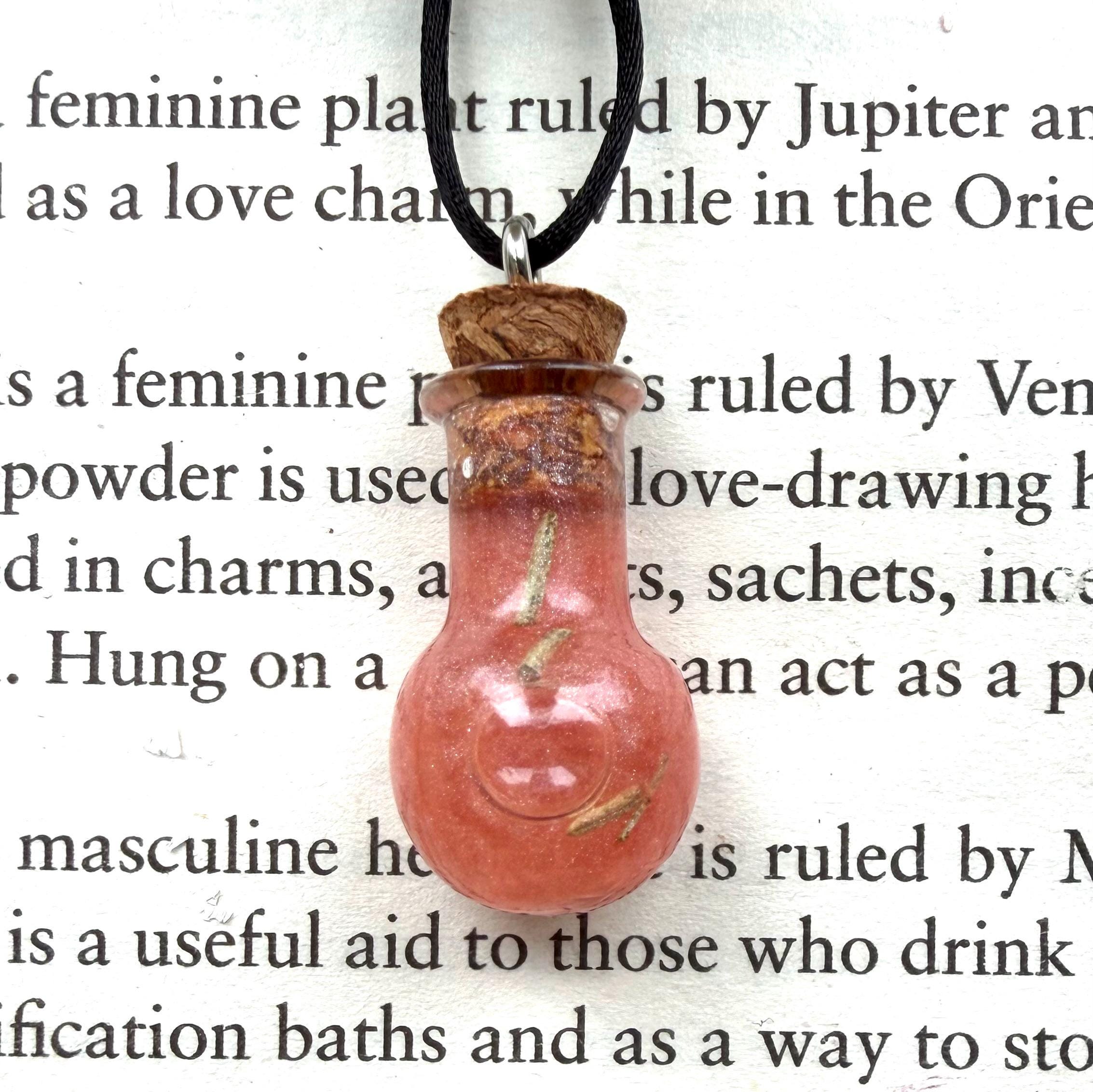 Goddess Venus beauty & attraction Spell Jar Necklace