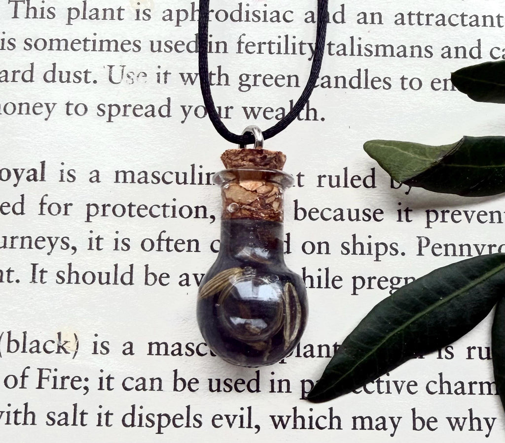 Hecate Protection Spell Jar Necklace